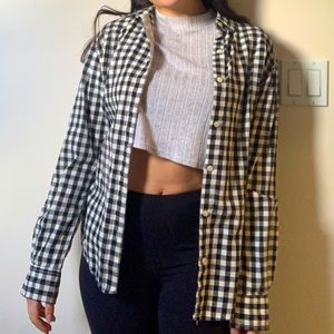 Black and white flannel